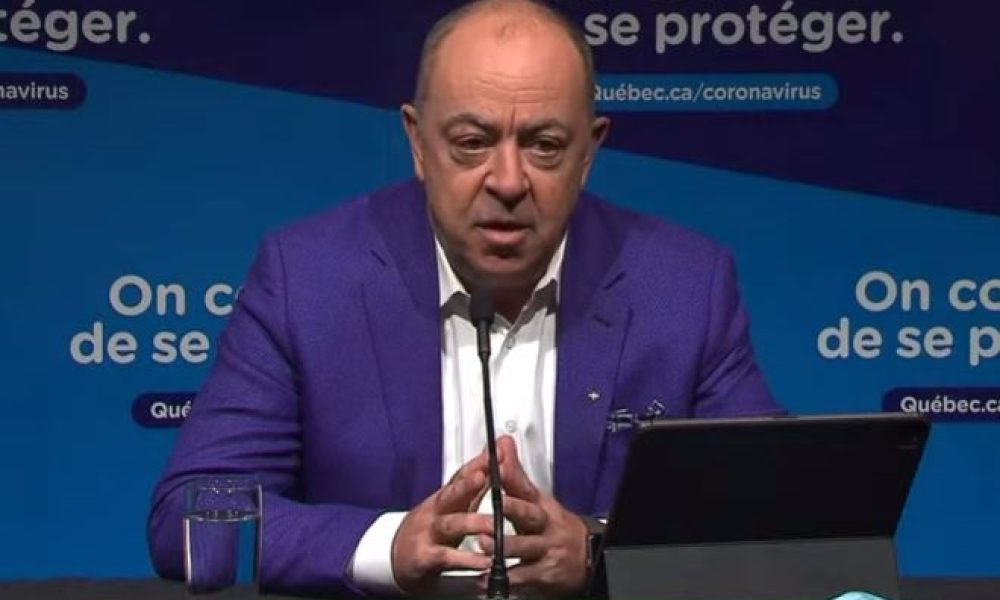 Photo: Capture d'écran du point de presse