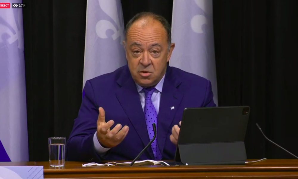 Source: Conférence de presse, 24 septembre 2020