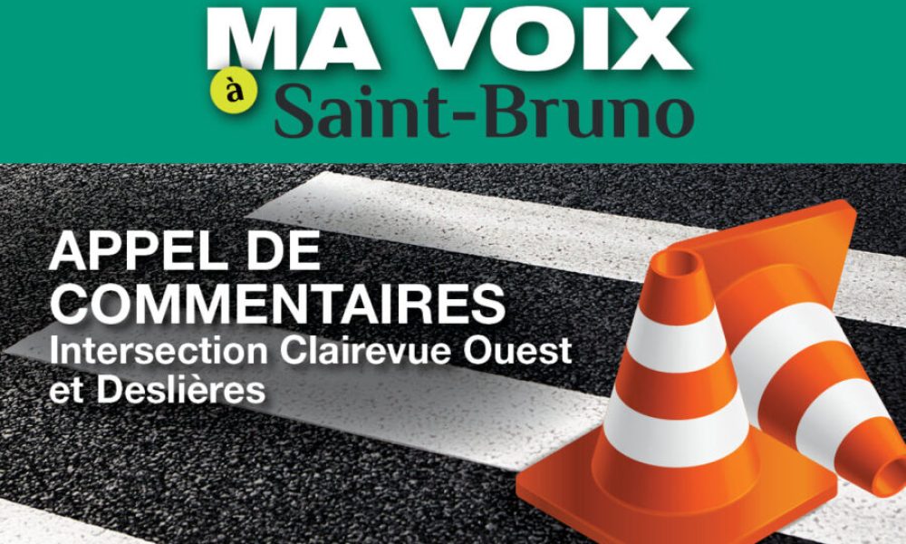Une consultation publique a lieu en ligne sur la plateforme Ma voix à Saint-Bruno jusqu’au 16 mai. Photo: Ville de Saint-Bruno-de-Montarville