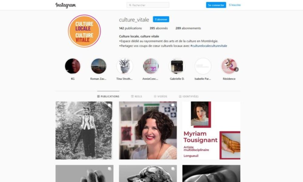 Culture Montérégie sur Instagram