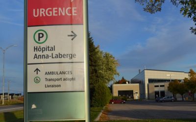 L'Hôpital Anna-Laberge à Châteauguay (Photo: Simon Deschamps/ FM 103,3)