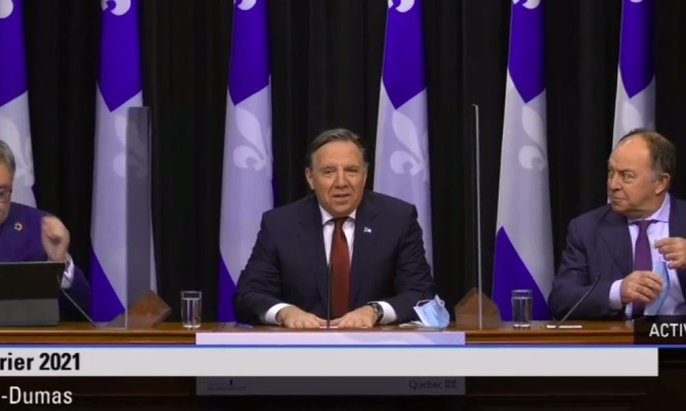 Source: Conférence de presse du 9 février 2021