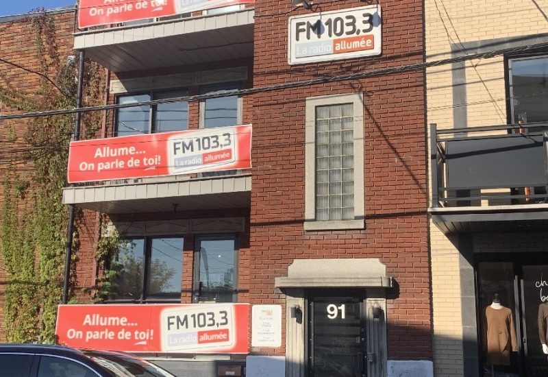 Québec aide le FM 103,3 à rajeunir son bâtiment