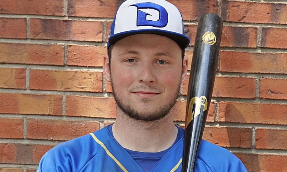 Félix Labonté a frappé un circuit de trois points au match de lundi soir. 
Photo : Site Web de la LBJÉQ