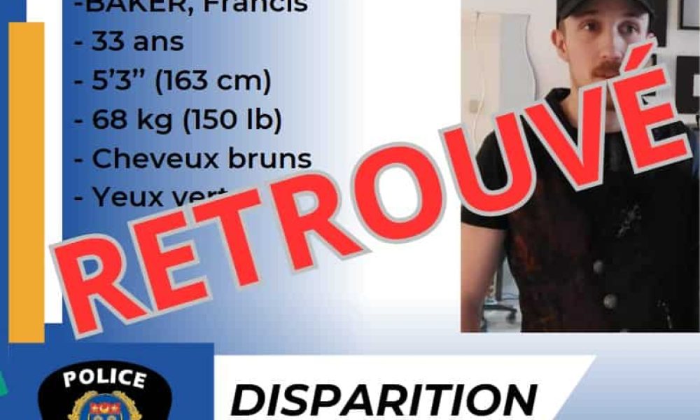 Un homme disparu à Longueuil est retrouvé sain et sauf