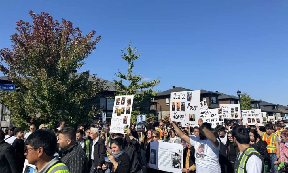 Une marche silencieuse a été organisée par la famille de Nooran Rezayi, l’adolescent qui est décédé à Longueuil lors d’une intervention policière du Service de Police de l’agglomération le 21 septembre dernier.