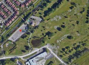 La phase précédente d’aménagement du Grand parc urbain de Brossard a été lancée le mois dernier. Photo : Google Maps