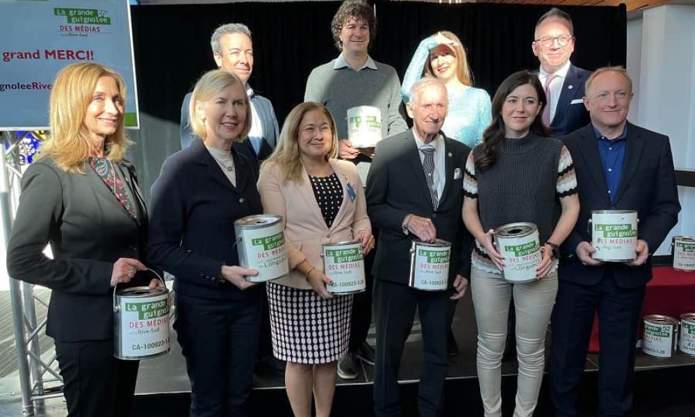 Les partenaires de la Grande Guignolée ont déjà offert près de 50 000 $ au lancement de l'événement. Photo: Antoine Ericher