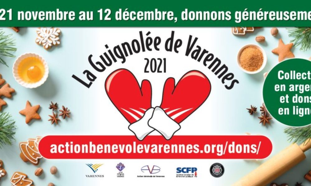 La Guignolée en ligne se poursuit cette année à Varennes