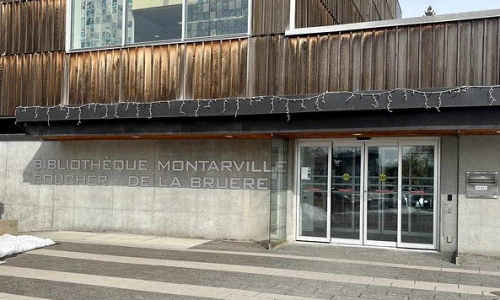 Boucherville,travaux,bibliothèque,ville,tri,documents,traitement,retours,ajustements,services,usagers,cas,entrée,fermée,chantier,conférence,salle,bâtiment
