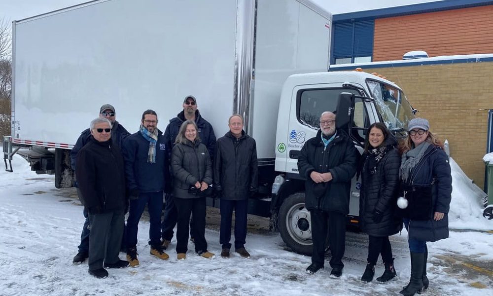 Boucherville fait un pas vers la mobilité durable avec un camion électrique