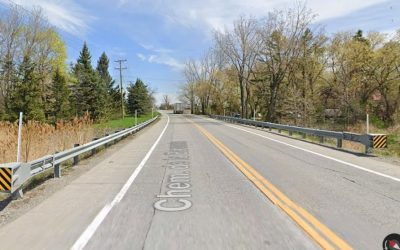 Réparations sur le chemin de la Baronnie à Varennes