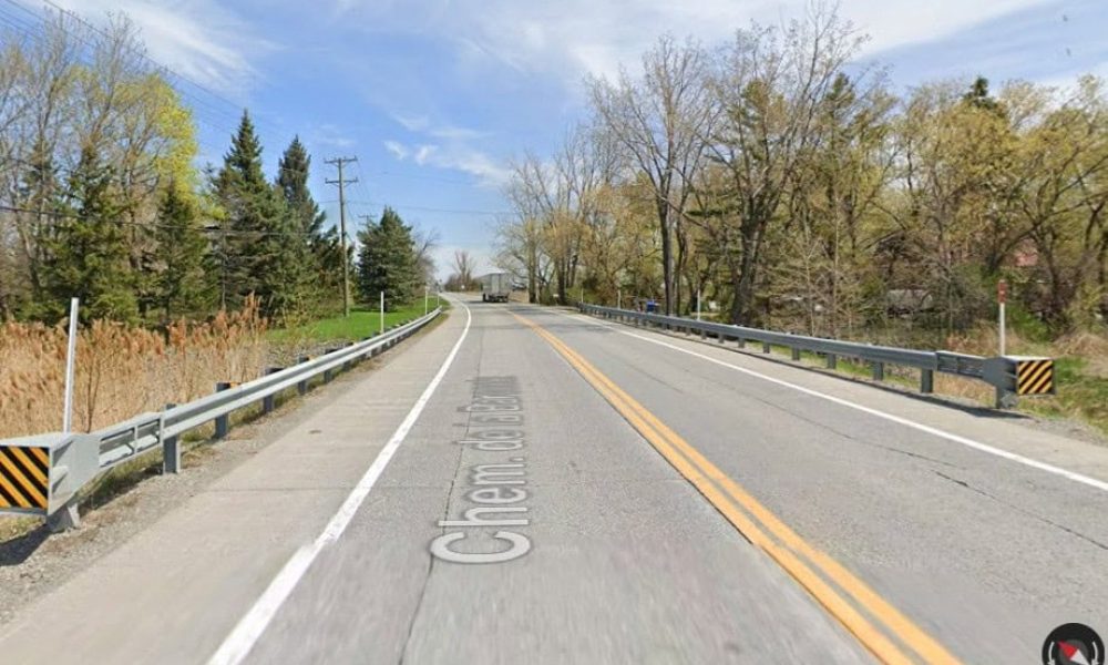 Réparations sur le chemin de la Baronnie à Varennes