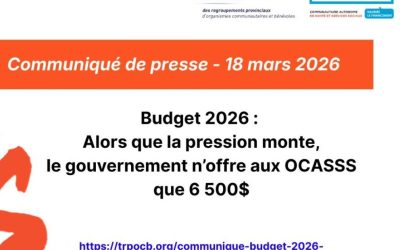 groupes,communautaires,frustrés,budget,table,organismes,bénévoles,juge,soutenir,santé,faits,enveloppe,campagne,conditions,travail,boutte,besoins,population