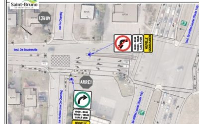 Article: Saint-Bruno modifie la circulation à Hurteau et De Boucherville