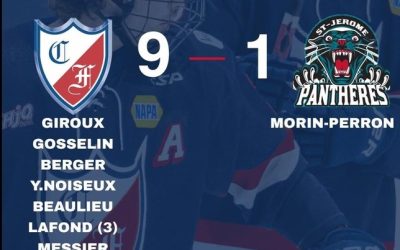 Article: Hockey, le Collège Français l’emporte 9 à 1 dimanche