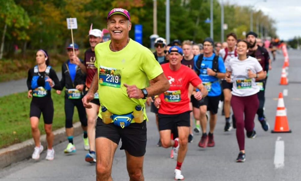 Coureurs lors d'un demi-marathon