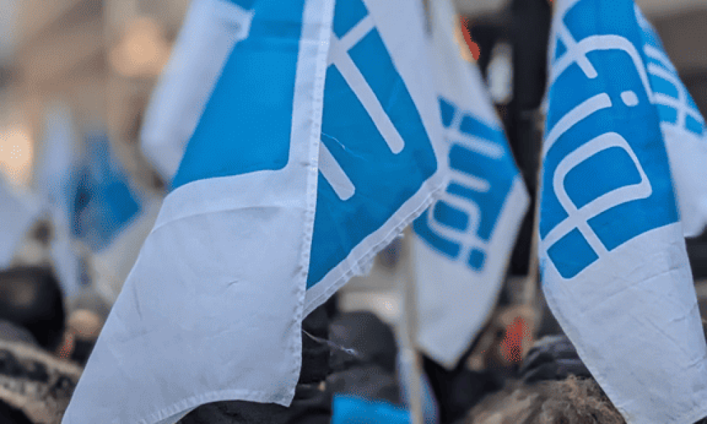 Drapeaux syndicat des infirmières