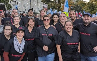 Le syndicat des infirmières négocie seul avec Québec en dehors du Front commun regroupant la santé et l’éducation. Photo : Facebook