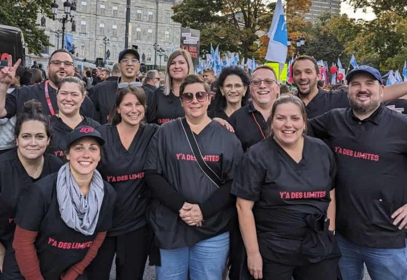 Le syndicat des infirmières négocie seul avec Québec en dehors du Front commun regroupant la santé et l’éducation. Photo : Facebook