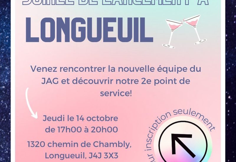 Longueuil accueille un point de service pour JAG le jeudi