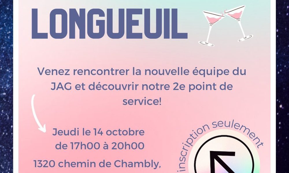 Longueuil accueille un point de service pour JAG le jeudi