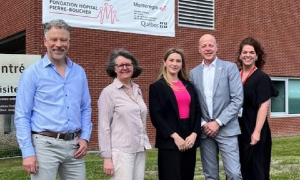 Jean Arseneau constate les dégâts à l’Hôpital Pierre-Boucher de Longueuil 