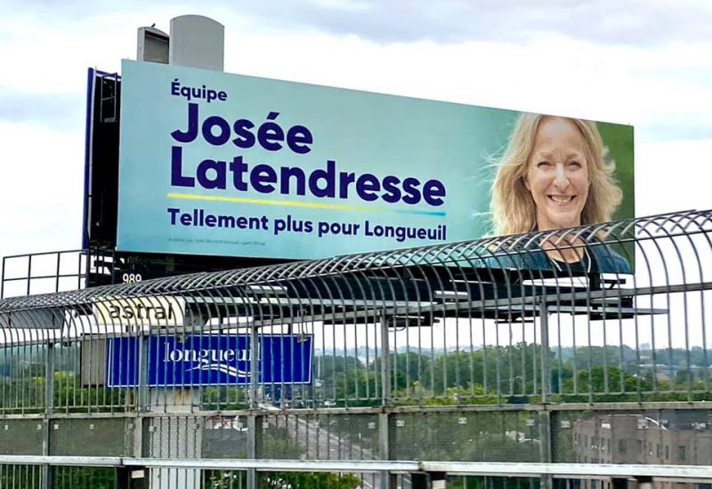 Le panneau publicitaire de Josée Latendresse fait réagir