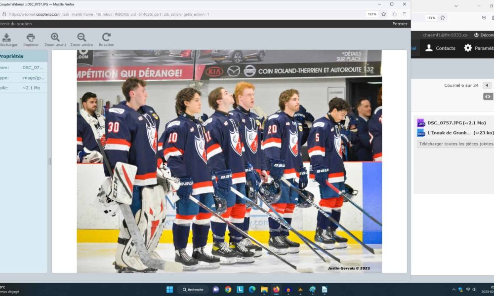 L’Inouk de Granby met fin à la séquence victorieuse du Collège Français