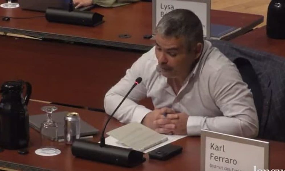 Le conseiller Ferraro absent pour raisons de santé