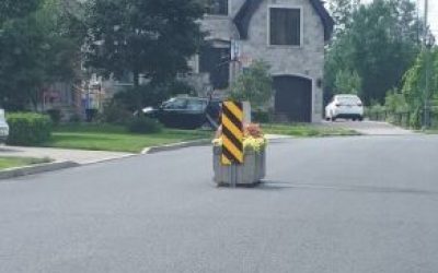 Une rue de La Prairie suréquipée contre la vitesse