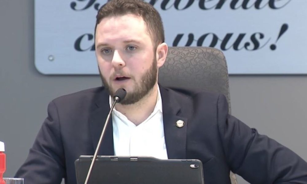 Le maire de Saint-Bruno-de-Montarville, Ludovic Grisé-Farand. Photo: Capture d'écran