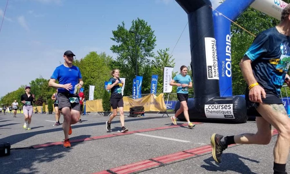 Coureurs lors d'un marathon