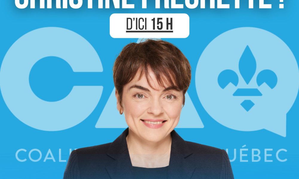 Photo: Facebook Christine Fréchette