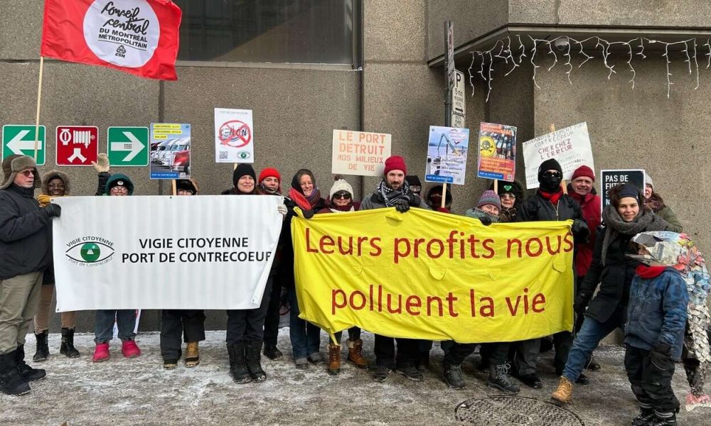 Photo: Vigie Citoyenne Port de Contrecœur
