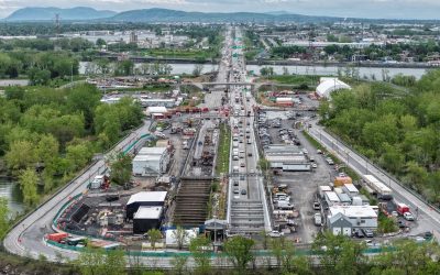 Photo: Réfection majeure du tunnel Louis-H.-La Fontaine.