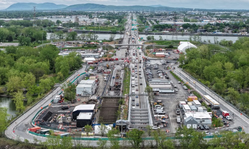 Photo: Réfection majeure du tunnel Louis-H.-La Fontaine.