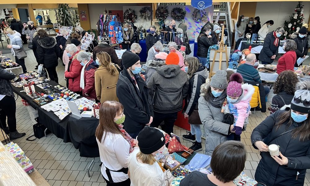 Plus de 2500 personnes ont visité le Marché de Noël de Mont-Saint-Hilaire. Photo : Courtoisie