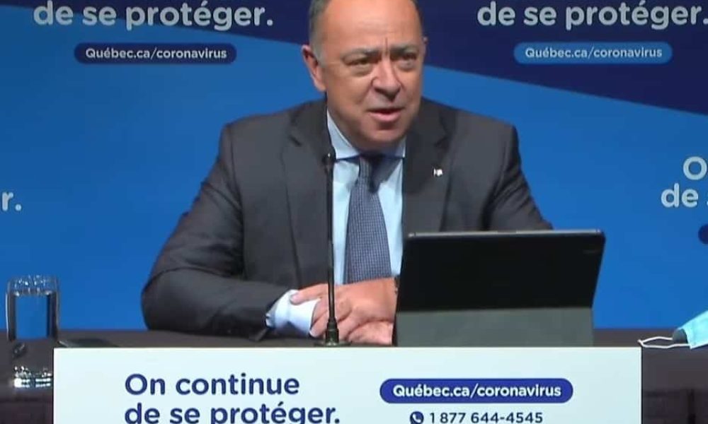 Le ministre Dubé invite à devancer les secondes doses de vaccin