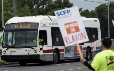 Peu d'avancée dans les pourparlers entre le RTL et le SCFP des chauffeurs