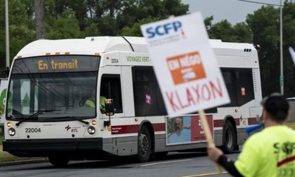Peu d'avancée dans les pourparlers entre le RTL et le SCFP des chauffeurs