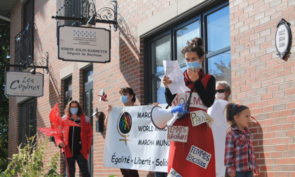 La Montérégie participe à la Marche mondiale des femmes