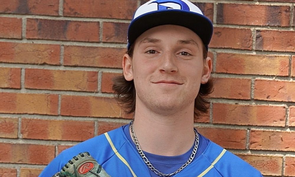 Joueur de baseball junior