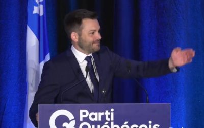Le chef du Parti québécois, Paul St-Pierre-Plamondon. Photo: Saisie d'écran