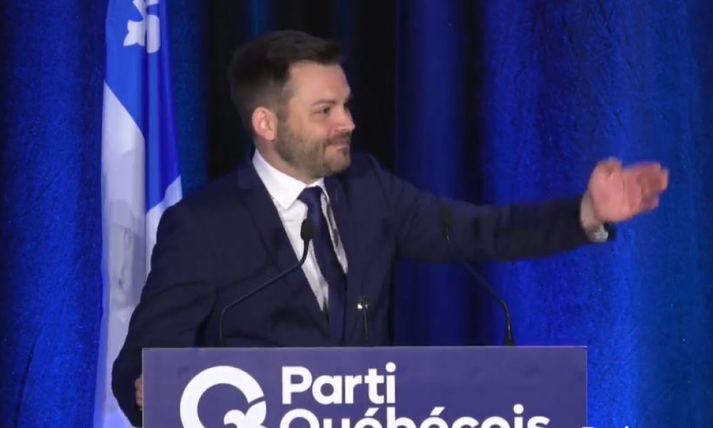 Le chef du Parti québécois, Paul St-Pierre-Plamondon. Photo: Saisie d'écran
