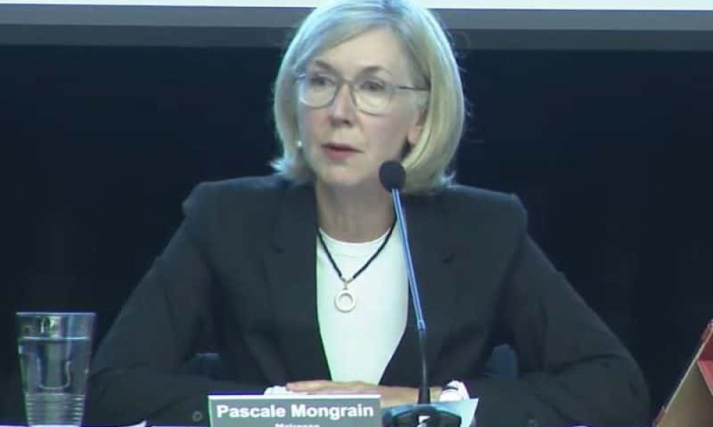 La mairesse de Saint-Lambert, Pascale Mongrain. Photo: Arcgives