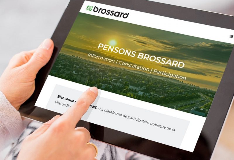 Brossard met en ligne une nouvelle plateforme de consultation citoyenne