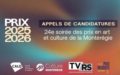 Culture Montérégie invite à s'inscrire aux prix en art et culture