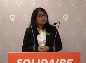 Québec Solidaire présente sa candidate aux partielles dans Marie-Victorin