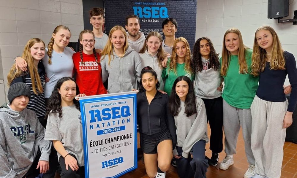 Le Collège Durocher au premier rang du RSEQ Montérégie en natation